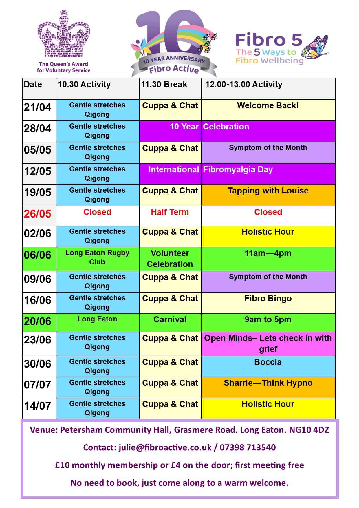 Summer 2026 Programme Autumn 25programme